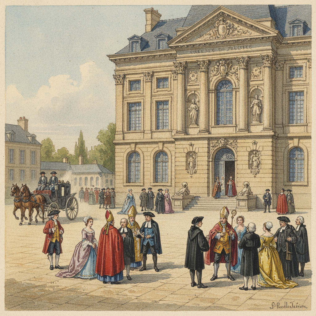 Le Palais de Justice, ancien palais épiscopal