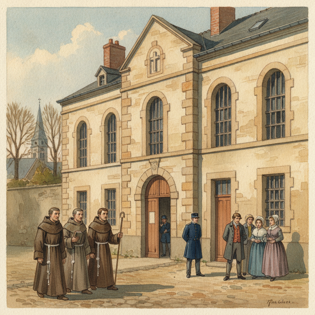 Le commissariat, ancien couvent et prison